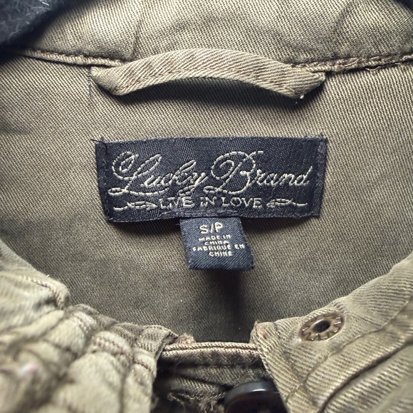 Lucky Brand Olive Green Cargo Utility Jacket - Picture 5 of 8